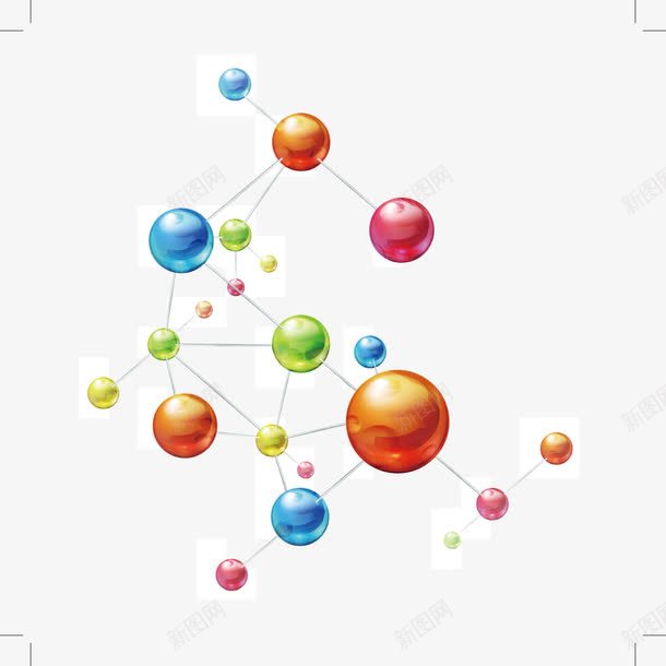 彩色立体3d球png免抠素材_88icon https://88icon.com 3d立体球 分子 化学学科 化学式 物理 物理元素 物理学 球体 生物科学