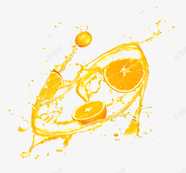 手绘橙汁夏天卡通png免抠素材_88icon https://88icon.com 免抠PNG 免费 夏天 橙汁 橙色 水果 甜