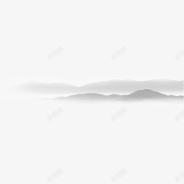 水墨山水png免抠素材_88icon https://88icon.com 山水画 水墨 简洁 装饰