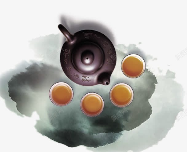 茶艺人生png免抠素材_88icon https://88icon.com png图片素材 ps素材 免费png下载 茶具 茶壶 茶杯
