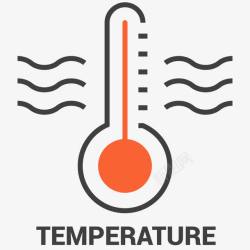 测量温度温度测量卡通插画高清图片