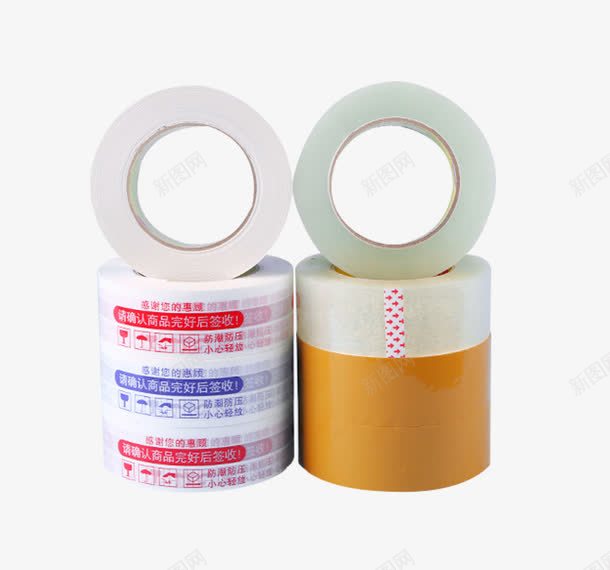 各种类型的透明胶带png免抠素材_88icon https://88icon.com 不同种类 宣传单 系列产品 透明胶带