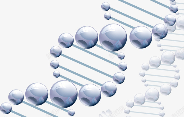 螺旋基因线条png免抠素材_88icon https://88icon.com DNA 基因线条 旋转线条 白色珠子 螺旋珠子 螺旋线条
