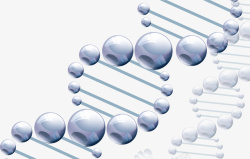 DNA基因螺旋基因线条高清图片