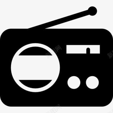 录音机FM收音机图标图标
