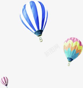 创意合成扁平手绘热气球效果png免抠素材_88icon https://88icon.com 创意 合成 扁平 效果 热气球