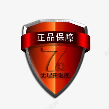 支持7天无理由退换货正品保障七天无理由退换货标识图标图标