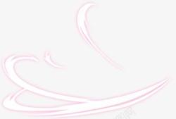 粉色白光弧形线条背景素材