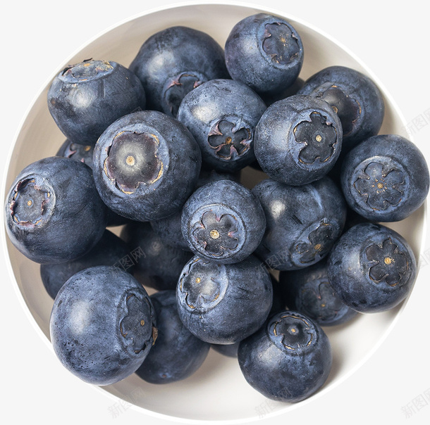 蓝莓装饰png免抠素材_88icon https://88icon.com 一盘水果 水果 矢量装饰 蓝莓 装饰