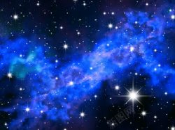 现代科学星空蓝色背景高清图片