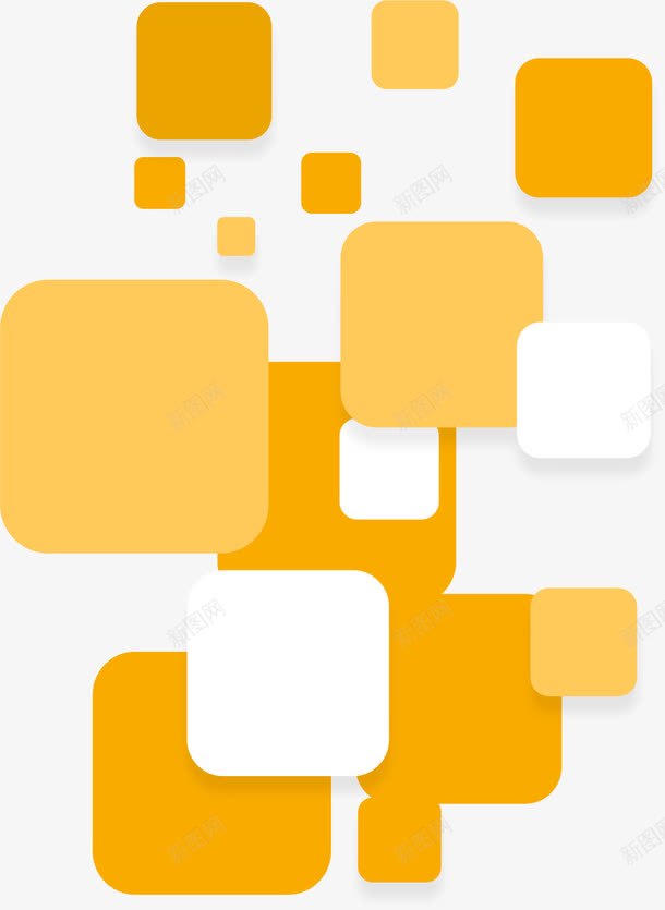 土黄色圆角矩形块png免抠素材_88icon https://88icon.com 几何 圆角矩形 土黄色 抽象 矢量素材 艺术 艺术感