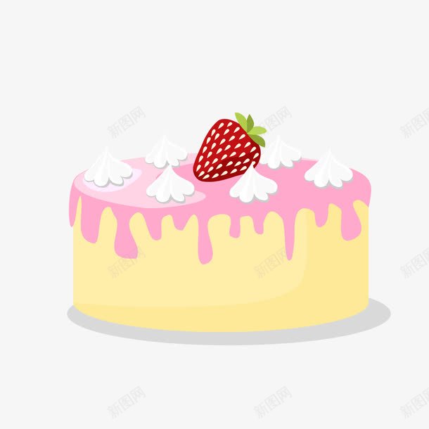 手绘草莓蛋糕png免抠素材_88icon https://88icon.com amp 卡通蛋糕 手绘奶油小蛋糕 水果蛋糕 甜品 生日蛋糕 粉色 美味 美食 蛋糕 西餐美食 食物 餐饮美食