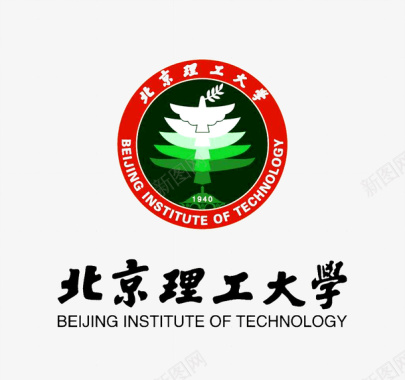 菱形创意北京理工大学logo创意图标图标