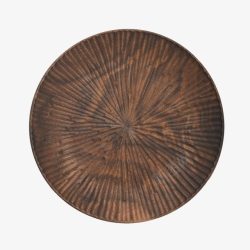 木质雕刻黑胡桃木雕刻圆盘高清图片