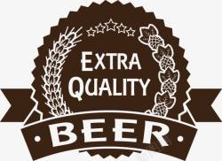 纯啤啤酒标签标签高清图片