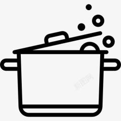 热食物锅图标高清图片