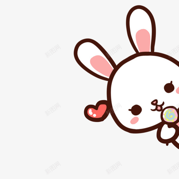 可爱卡通小兔子png免抠素材_88icon https://88icon.com PNG 兔子简笔画 卡通 可爱 小兔子 探头 超级可爱