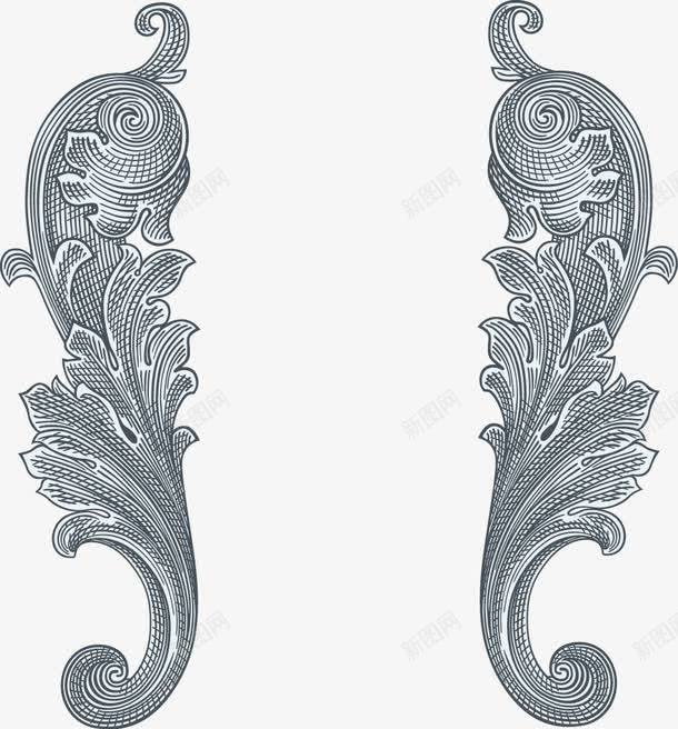 罗马柱png免抠素材_88icon https://88icon.com 欧式 罗马柱 花纹 边框