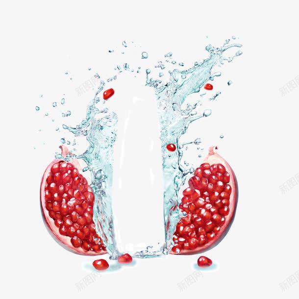 石榴护肤品背景png免抠素材_88icon https://88icon.com 保湿 护肤 水乳 石榴汁