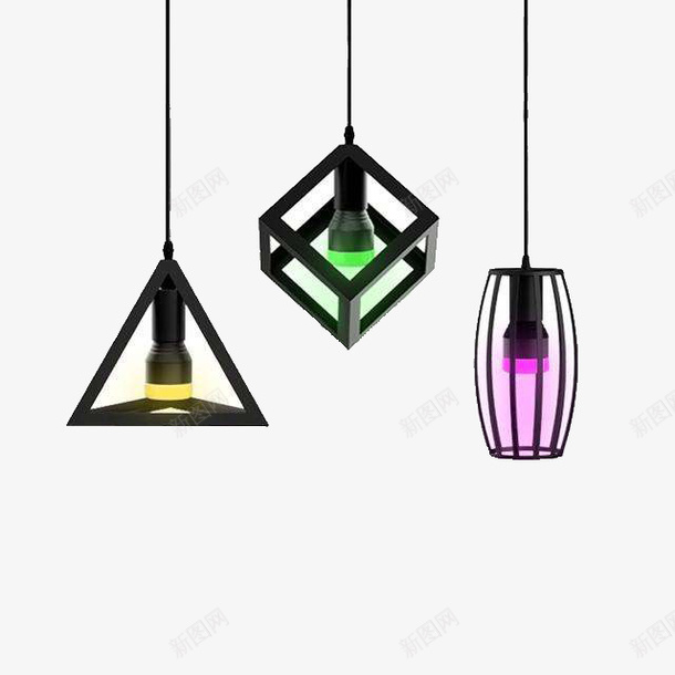 简约几何吊灯psd免抠素材_88icon https://88icon.com 几何形状 几何灯 吊灯 吊灯罩 家具 照明灯 电灯 简洁物品 简约 顶灯