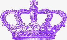 紫色欧式皇冠结婚婚礼背景素材