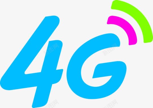 4G高速信号图标图标