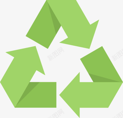绿色PNG绿色回收图标矢量图图标