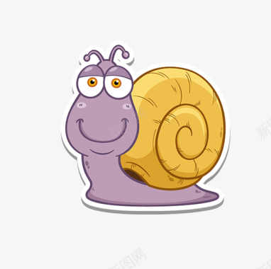一只蜗牛图标图标