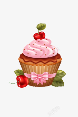 唯美蛋糕粉色卡通甜品高清图片