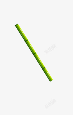 竹节一根绿色竹子竹竿高清图片