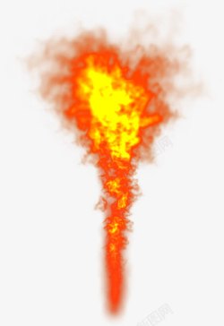 创意火山喷发火焰高清图片