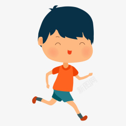 展现青春活力全民健身日跑步运动元素矢量图高清图片