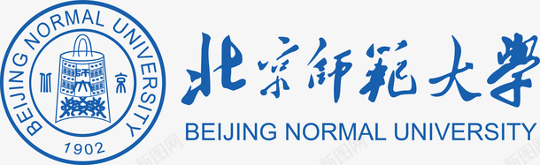 知识北京师范大学logo矢量图图标图标
