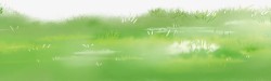 风筝免费PNG下载小清新绿色草地初春踏青畅享春天高清图片