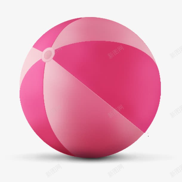 粉红色皮球png免抠素材_88icon https://88icon.com 一个粉红色皮球 产品实物 分割型皮球 圆形皮球 立体皮球 黑色阴影