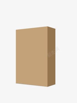 灰色长方体包装盒矢量图素材