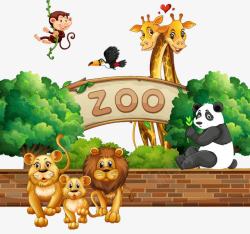 zoo动物园的小动物们高清图片