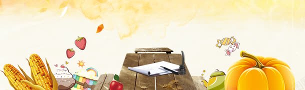 美食节文化banner壁纸jpg设计背景_88icon https://88icon.com 宣传板 展板 店铺 标签 活动 食物