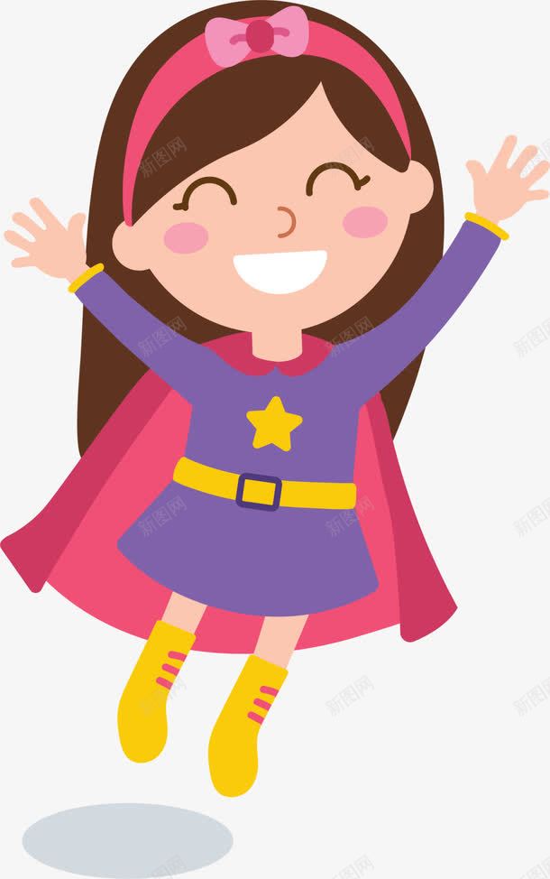 微笑卡通超人女孩png免抠素材_88icon https://88icon.com 6月1号 儿童节 六一节 图案 微笑女生 玩耍 童趣 超人女孩 超级飞侠
