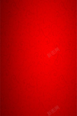 红色花纹花卉海报背景素材