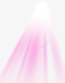 粉色清新光束效果元素素材