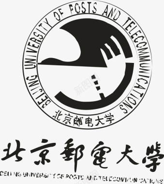 顶艺教育北京邮电大学logo矢量图图标图标