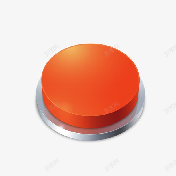 红色按钮png免抠素材_88icon https://88icon.com 便签按钮 圆形 按钮 按键 红色