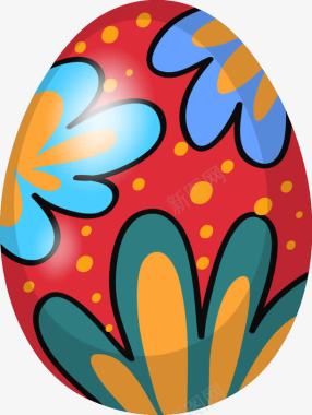节日美国复活节彩蛋图标图标