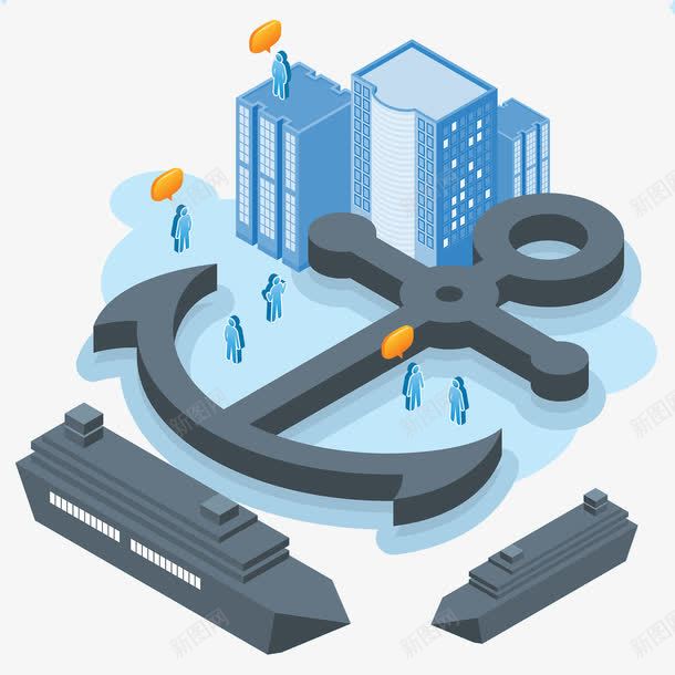 港口城市海上运输png免抠素材_88icon https://88icon.com 城市运输 抛锚 海鸥港口码头 港口码头 物流公司banner 航海 航海工具PSD下载 船运桥梁建筑 货船 轮船