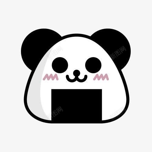 熊猫饭团png免抠素材_88icon https://88icon.com 可爱 呆萌 表情 表情包 饭团 饭团表情