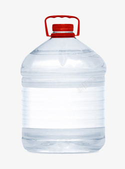 透明解渴红色手提式盖子的塑料瓶素材