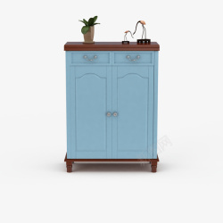简单蓝色花纹背景图片蓝色花纹简单欧式鞋柜高清图片