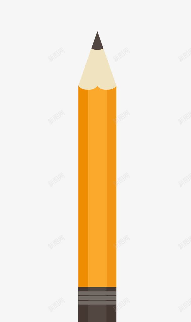 黄色铅笔png免抠素材_88icon https://88icon.com 一支 卡通 姜黄色 手绘 橡皮 笔头 简图 铅笔 黄色