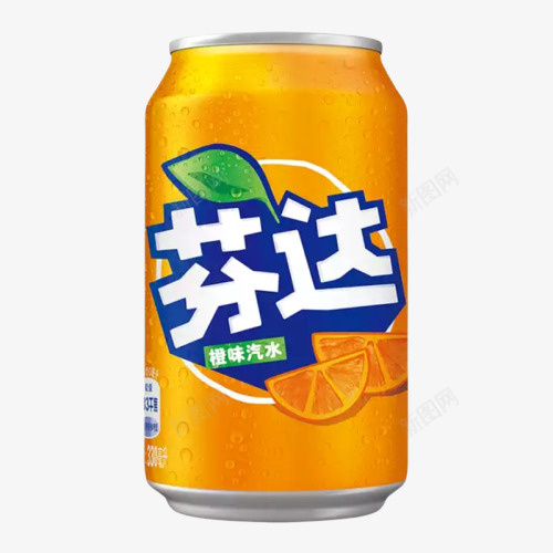 罐装芬达汽水png免抠素材_88icon https://88icon.com 汽水 罐装 芬达 饮料